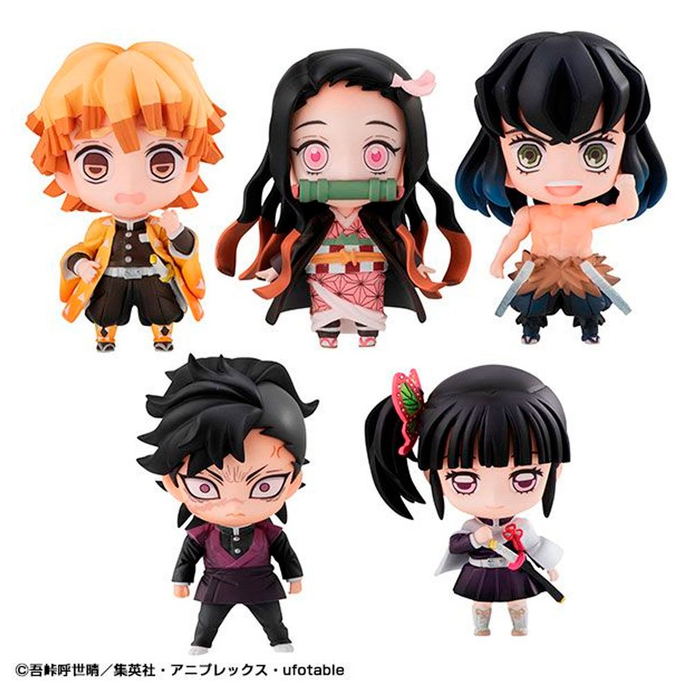 MEGAHOUSE TANJIRO Y AMIGOS SET DE 5 PERSONAJES MEGAHOUSE TANJIRO Y AMIGOS SET DE 5 PERSONAJES